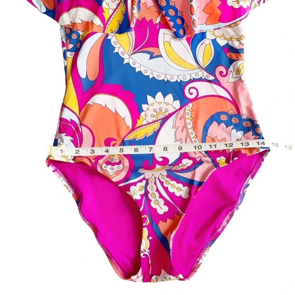TRINA TURK Sevilla One Piece Swimsuit! Retail $162 - Picture 4 of 7